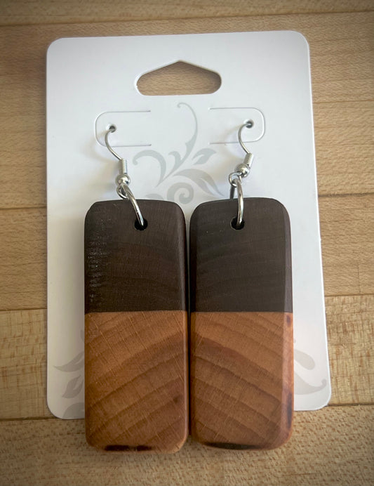 Maple/Walnut Earrings
