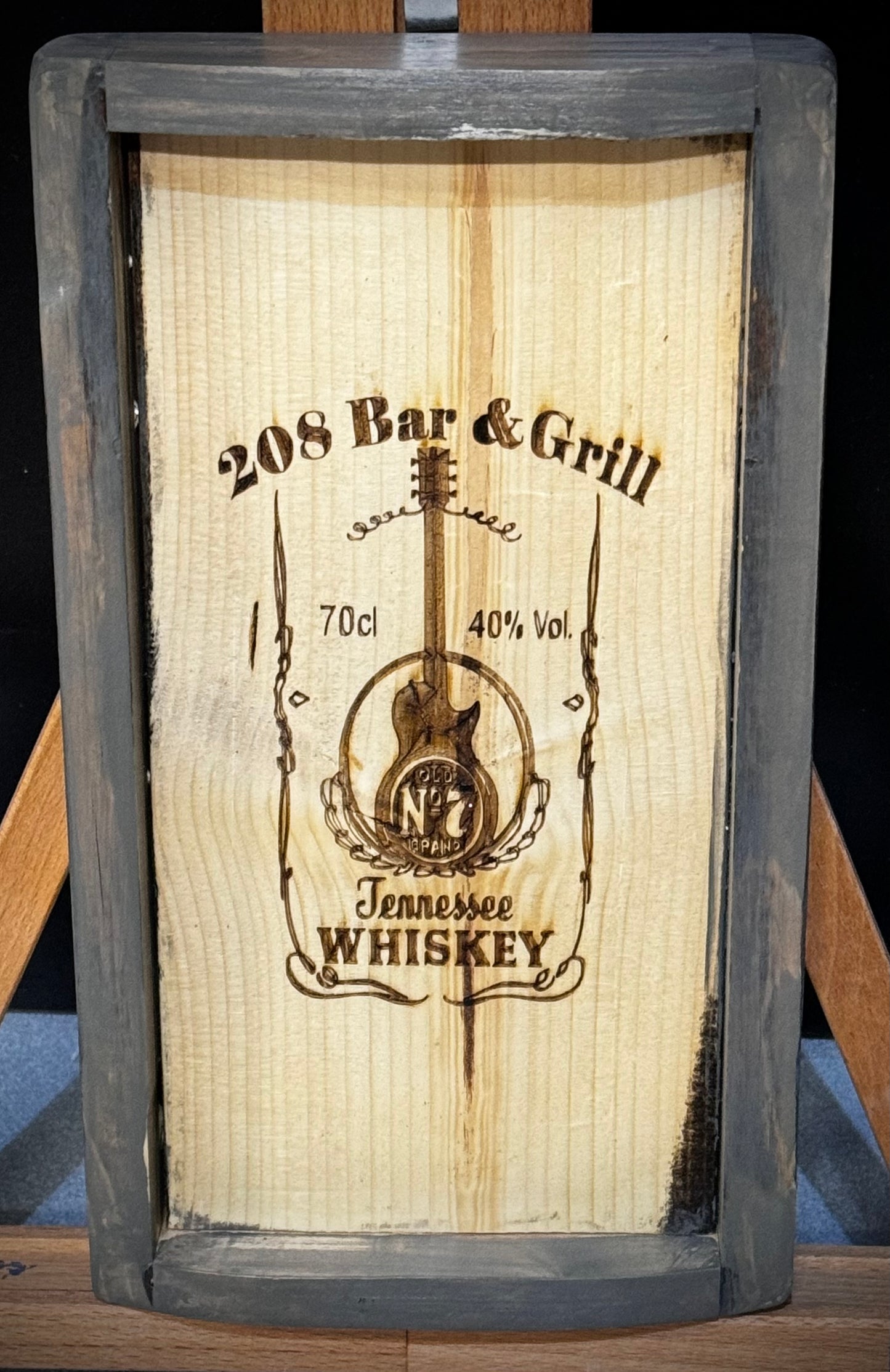 Engraved Wood Valet Tray