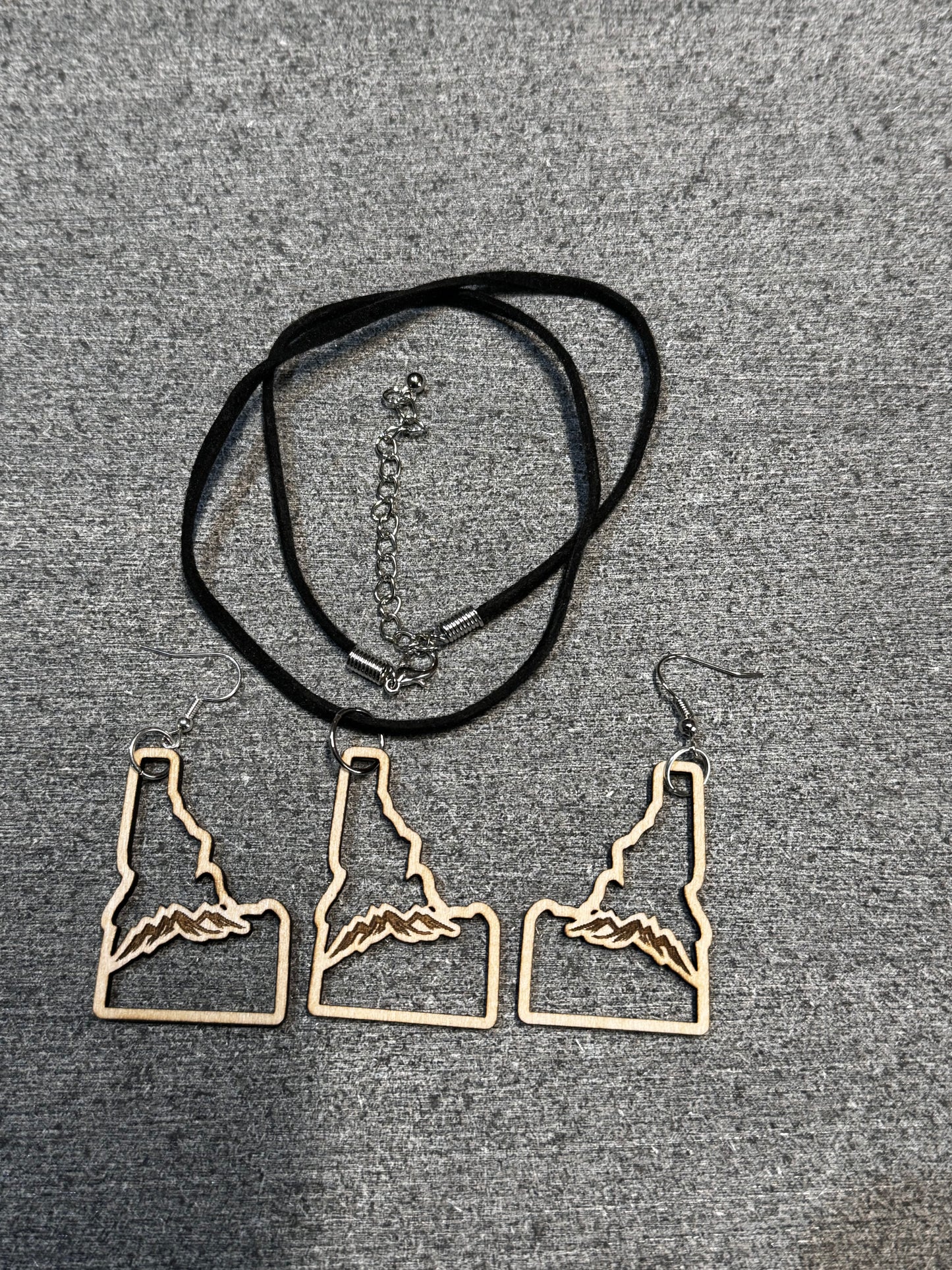 Custom Idaho Earring and Necklace Set