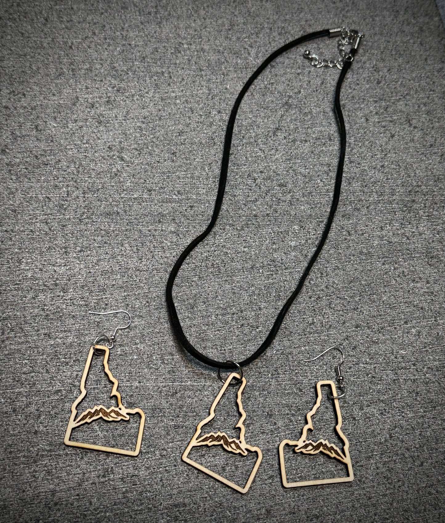 Custom Idaho Earring and Necklace Set