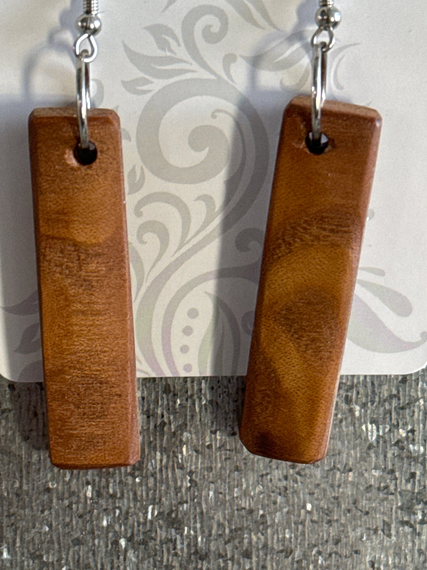 Olive wood Earrings